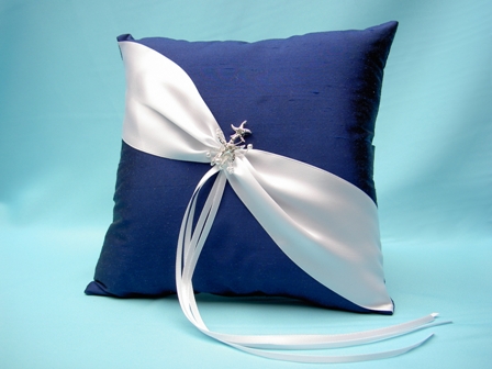 Nautical Starfish Ring Pillow